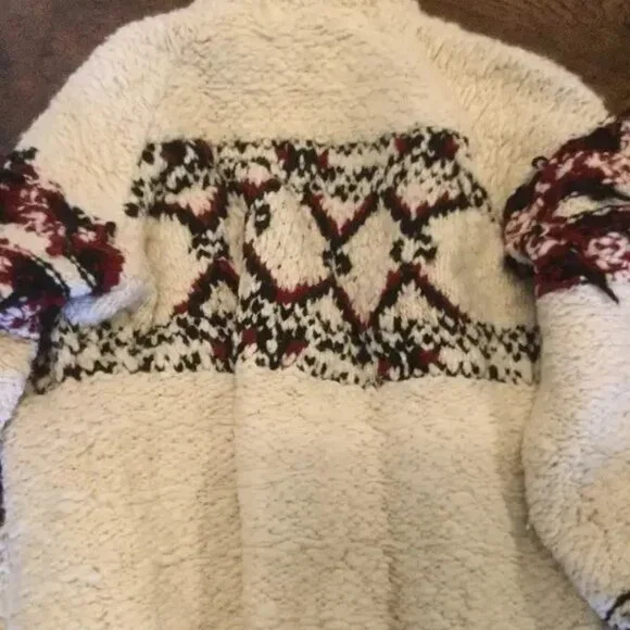 RARE! Isabel Marant pour H&M Native zip-up wool knit cardigan - Picture 6 of 11